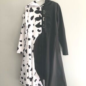Black and White Dalmatian Coat